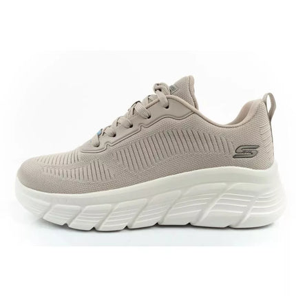 Skechers Bobs B Flex women's sneakers, fashionable beige