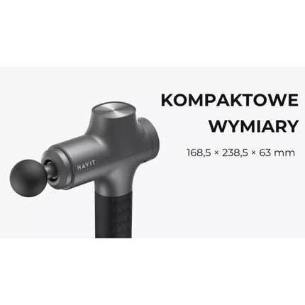 Havit MG1503 rankinis masažuoklis pistoletinio tipo