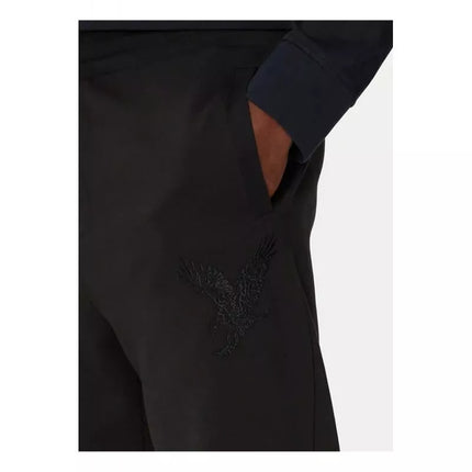 Armani Exchange vyriškos sportinės kelnės juodos (6DZPAB-ZJKBZ-1200)