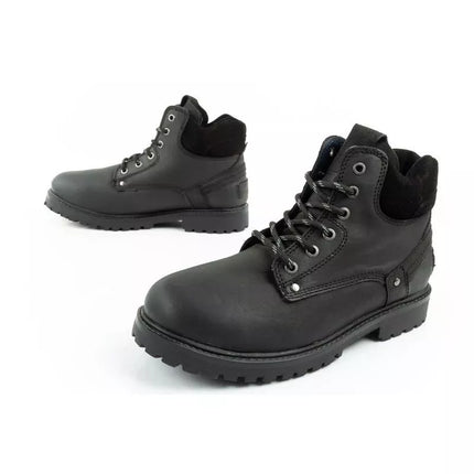Wrangler Yuma men's boots, Chelsea boots, elegant leather, black