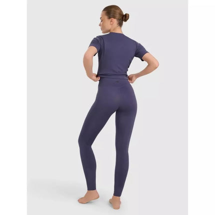 Women's quick-drying yoga and pilates leggings 4F 4FWAW25TFTIF369-31S