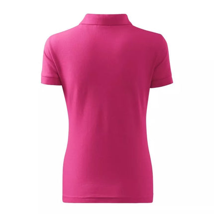 Malfini Cotton W MLI-21340 Polo marškinėliai Violetinė Raudona
