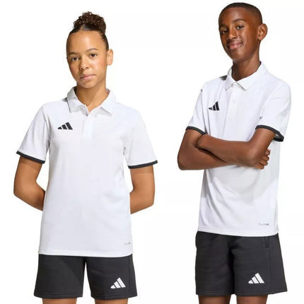 adidas Entrada 26 Polo T-shirt for kids white JZ6624