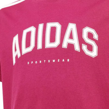 adidas Codes Collegiate Graphic Tee for kids pink KA9764