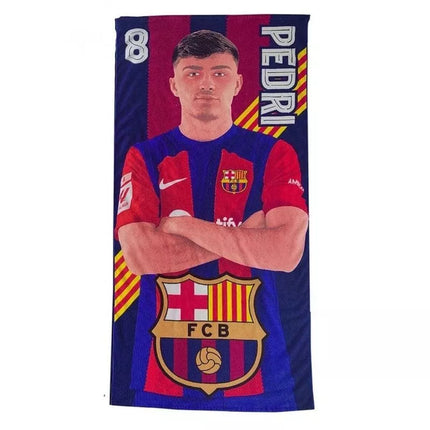 FC Barcelona Pedri paplūdimio rankšluostis iš mikropluošto 70X140 120010