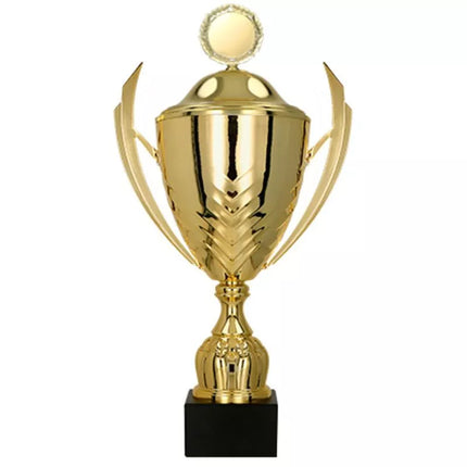 Metal cup with a lid