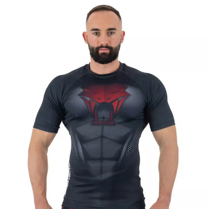 The "Snake" compression Rashguard shirt is made of DBX MORE DRY M material.