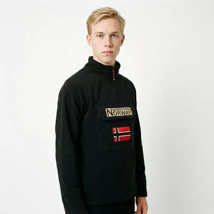 Geographical Norway Tymclass HZ W WW3180F/GNO juodas džemperis