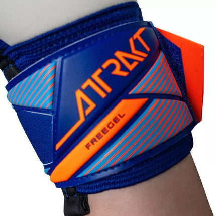 Reusch Attrakt Freegel Advance Goalkeeper Gloves Blue-Orange 5670235 4129