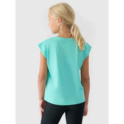 Girls' printed top 4F 4FJRSS24TTSHF2052-35S