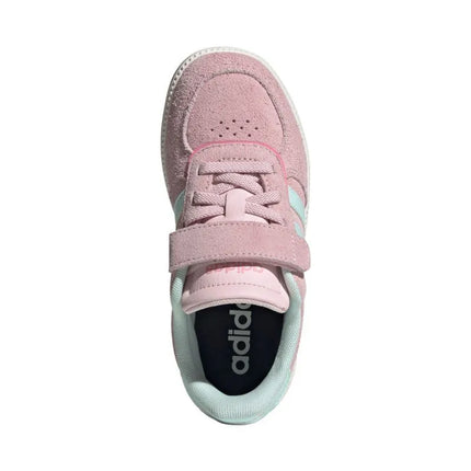 Adidas Breaknet Sleek pink and mint kids' shoes JS0136