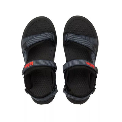 Lee Cooper men's shoes velcro sandals for summer beach light blue black