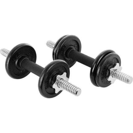 CAST IRON DUMBBELL 15 KG (2x7.5 KG) ENERO FIT CASE