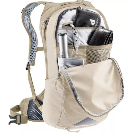 Deuter Race Air 10 cycling backpack, aluminum/greystone