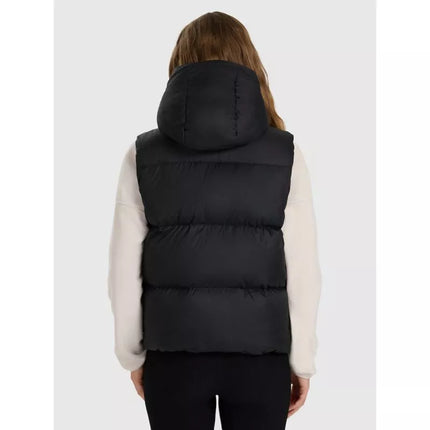 Women's down vest with natural filling 4F 4FWAW25TVJAF223-083S