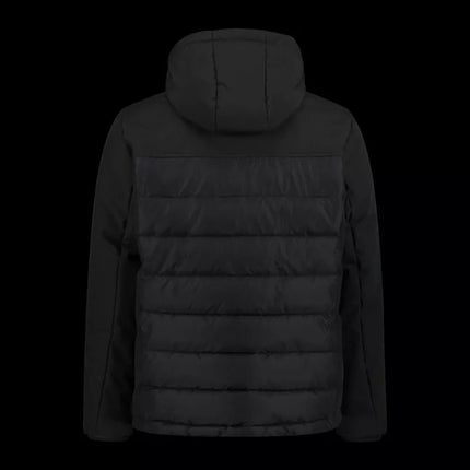 CMP men's winter jacket with hood, sports, insulated, black (34K0147/E910)