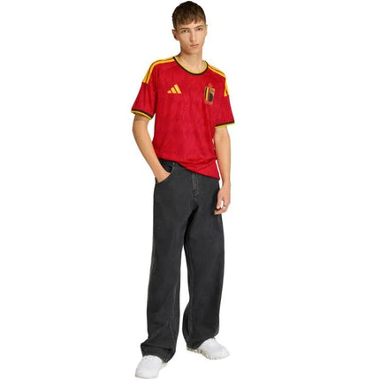 adidas Belgijos 26 namų aprangos marškinėliai, raudoni, JM8381