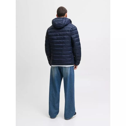 Jack&Jones men's down jacket JJEBRADLEY LIGHT PUFFER HOOD NOOS 12280970 SKY CAPTAIN