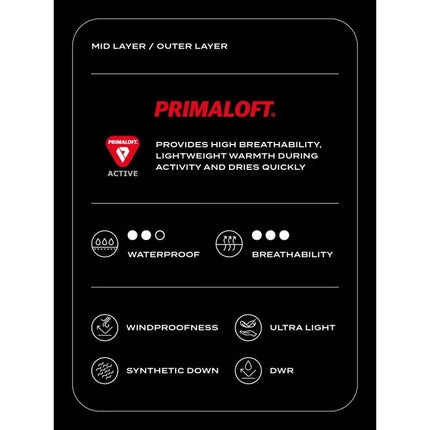 Vyriška pūkinė žygio liemenė su „Primaloft Active“ užpildu 4F 4FWSS24TVJAM096-24S