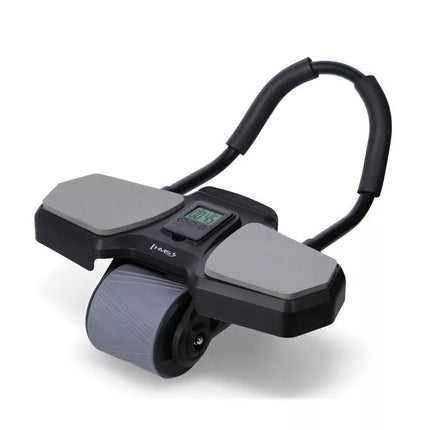 KA10 BLACK ABS WHEEL AUTOMATIC WHEEL FOR EXERCISING THE ABDOMINAL MUSCLES WITH SUPPORT