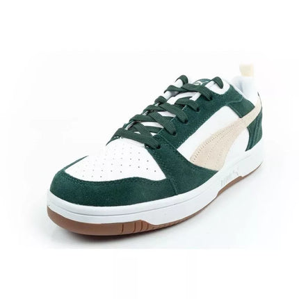 Puma Rebound v6 vyriški sportiniai kedai madingi patogūs balti žali