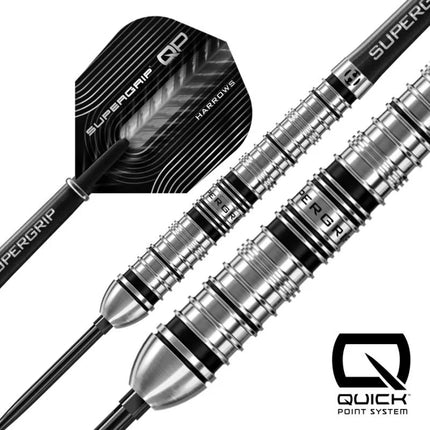 Harrows SUPERGRIP QP TAPERED 90% steeltip darts