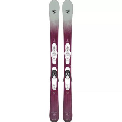 ROSSIGNOL EXPERIENCE W PRO slidės + LOOK KID4 apkaustai
