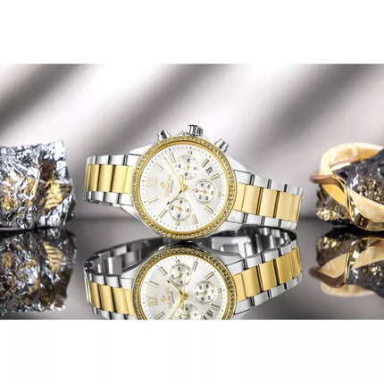 Giewont Sapphire Women's Watch Silver Gold GW3670-B4