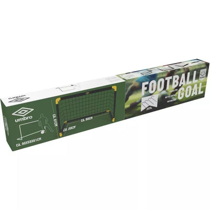 UMBRO SULANKSTOMI FUTBOLO VARTAI SU TINKLU 90x59x61cm