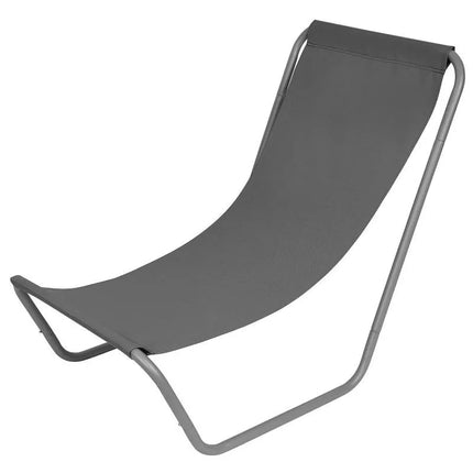 FOLDABLE GARDEN AND BEACH CHAIR AND BAG GREY ENERO CAMP