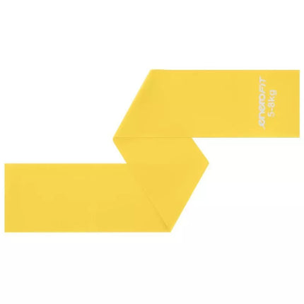 TRAINING TAPE FOR PILATES EXERCISES 2000x150x0.25MM 5-8KG YELLOW