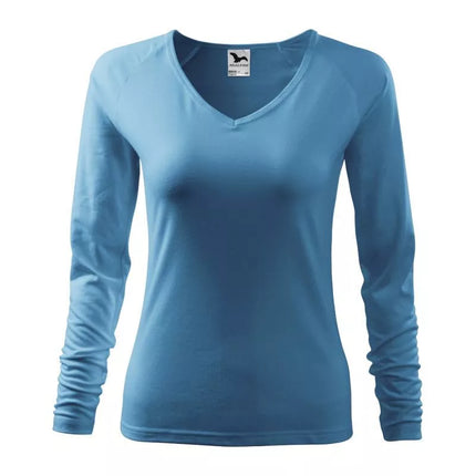 Malfini Elegance marškinėliai moterims MLI-12714, žydros spalvos