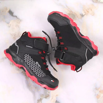 American Club Vaikiški Vandeniui Atsparūs Velcro Sniego Batai AM904B