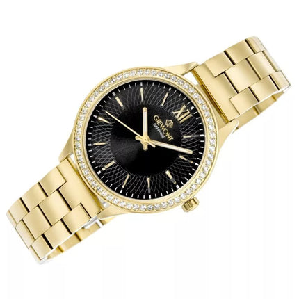 Giewont Sapphire Gold Black Women's Watch GW1140-B4