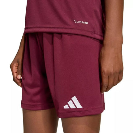 adidas Entrada 26 burgundy kids' shorts JZ6527