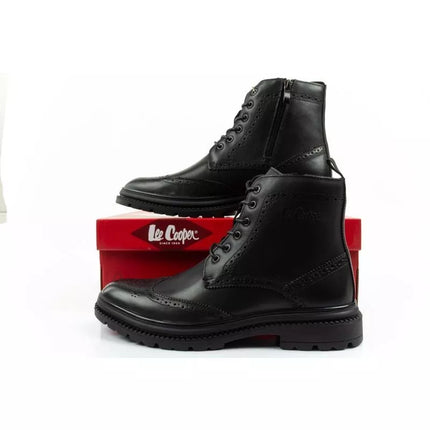 Lee Cooper men's shoes Chelsea boots elegant leather black
