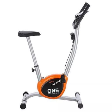 One Fitness RW3011 Silver-Orange Mechanical Bike