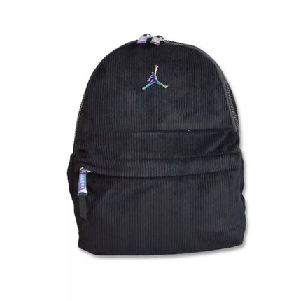 Air Jordan Corduroy Girls Mini Backpack Black - 2A0860-023