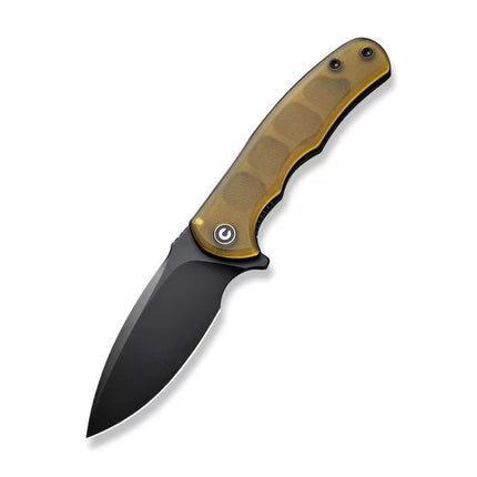 CIVIVI Mini Praxis Ultem Amber & Black knife