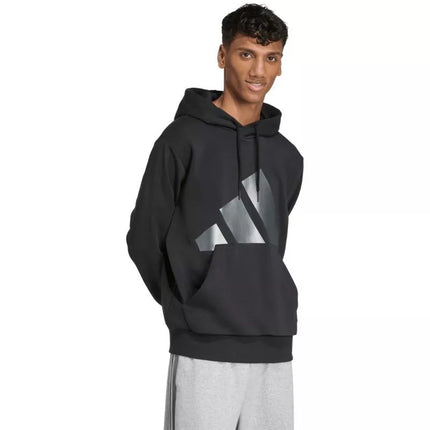 Men's adidas Holiday 3S Hoodie Black JM1698