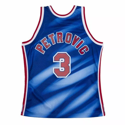 Mitchell & Ness Swingman džersis NBA New Jersey Nets Dražen Petrović - SMJYSB19031-NJNPTRY90DPE