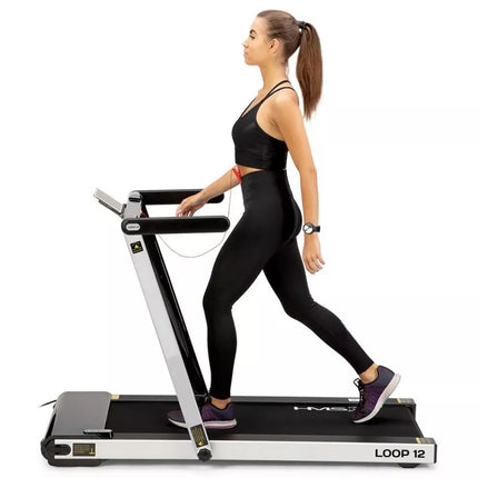 HMS LOOP12 MULTI Electric Treadmill with Desk 1-12 km/h, Gray