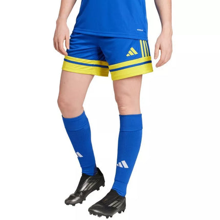adidas Squadra 25 moteriški šortai, mėlyni ir geltoni, JN5408