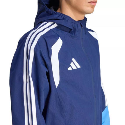 Vyriška adidas Tiro 26 lietaus striukė, tamsiai mėlyna JY8963