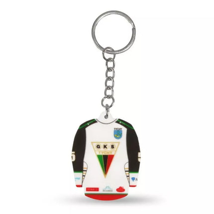 GKS Tychy ledo ritulio marškinėlių raktų pakabukas (Namų) SREBBREKH-GKS