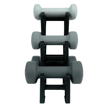 VIRTUFIT NEOPRENE DUMBBELL SET - BAR BELL SET - WITH HANDLE