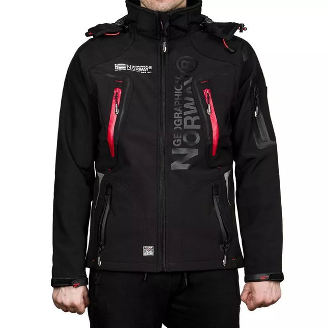 Geographical Norway Techno Softshell M WU6068-GN-BLACK striukė