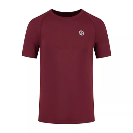 Rogelli ESSENTIAL burgundy running shirt M