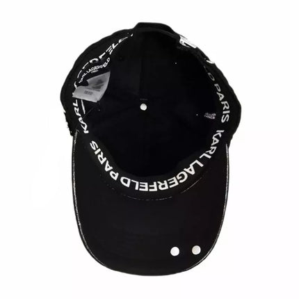 Karl Lagerfeld Paris Cap with Strapback Glasses Black - L5WH7946 blk