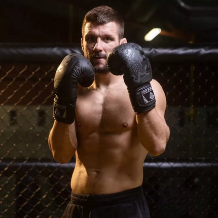 8oz Boxing Gloves - Black Dragon - Valor Series